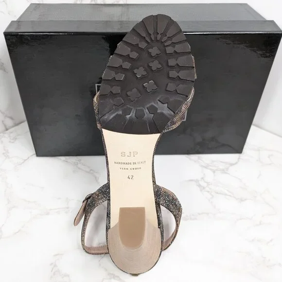 SJP by Sarah Jessica Parker Women's Carson Sandal 12 M US 42 EU Italy NEW IN BOX